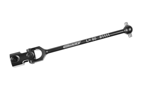 Corally Universal Drive Shaft, XB Pro, Center Front, 80mm, Swiss Spring Steel, 1pc