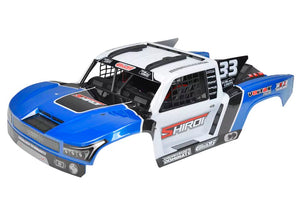 Corally Polycarbonate Body Shiroi+ Driver Interior + Roll Cage + Body Accessories - Decals - Blue - Cut - 1p