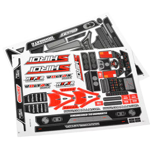 Corally Body Decal Sheet - Shiroi - 1 pc