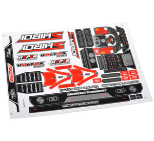 Corally Body Decal Sheet - Shiroi - 1 pc