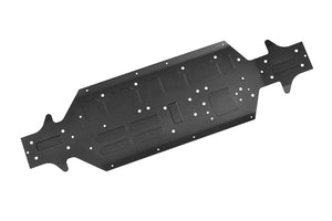 Corally Chassis, SWB, SBX-825, Xtreme, Swiss Made 7075 T6, 3mm, Hard Anodised, Black, Made in Italy