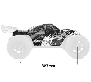 Corally Polycarbonate Body - Kagama 4 - Clear - Cut - Decals - 1pc