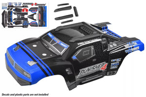 Corally Polycarbonate Body - Punisher 4 - Painted - Cut - Decals - Color Blue - 1pc