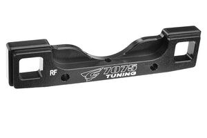 Corally Suspension Arm Mount PRO - Rear-Front - Aluminum 7075 - 1pc
