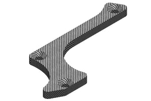 Team Corally Suspension Arm Stiffener - A, Lower Front Right - Graphite 3mm, Dementor, Kronos, Shogun — R/C Upgrade Parts