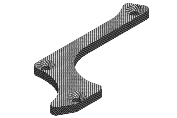 Team Corally Suspension Arm Stiffener - A, Lower Front Right - Graphite 3mm, Dementor, Kronos, Shogun — R/C Upgrade Parts
