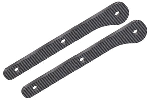 Team Corally Chassis Brace Stiffener - Front - Graphite 2.5mm, Kronos, Dementor, Shogun