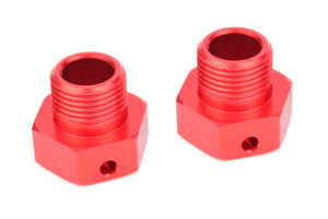 Corally Wheel Hex Adapter, Wide RTR, Aluminum, 2 pcs for Dementor, Kronos, Python, Shogun, Kagama