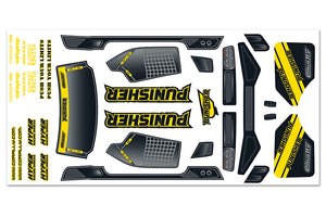 Team Corally Body Decal Sheet Punisher XP