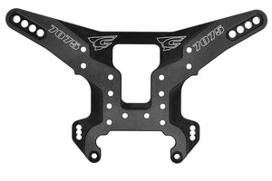 Corally Shock Tower - MTL - Swiss Made 7075 T6 - 5mm - Hard Anodized - Black