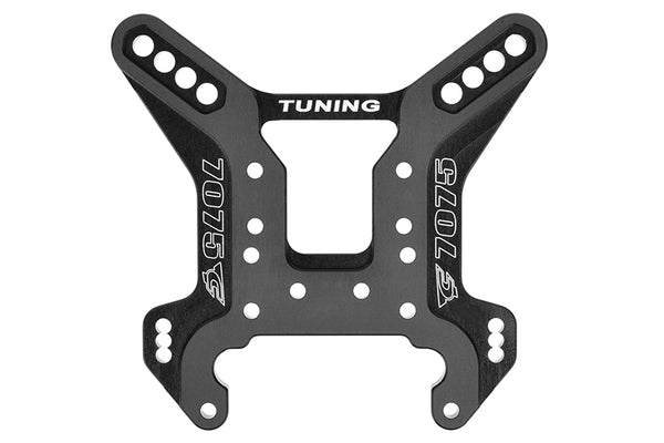 Corally Shock Tower - Rear - Swiss Made 7075 T6 - 5mm - Hard Anodized - Black
