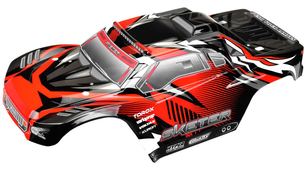 Corally Polycarbonate Body for MT Sketer XP 4S, Painted and Cut