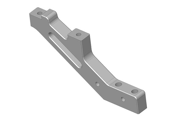 Corally Chassis Brace - XTR - Front - Aluminum - Titanium Color - 1 Pc