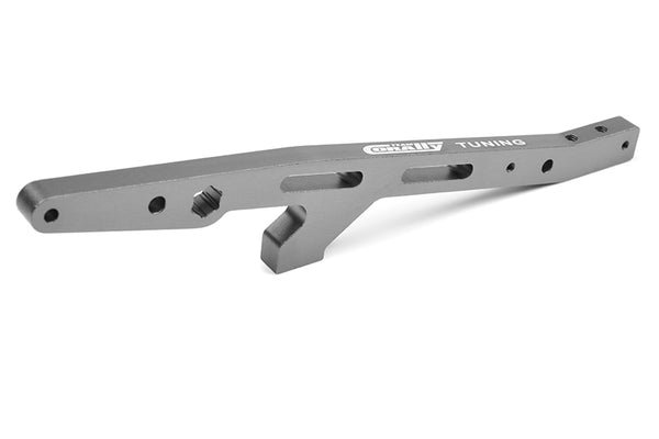 Corally Chassis Brace - XTR - Rear - Aluminum - Titanium Color - 1 Pc