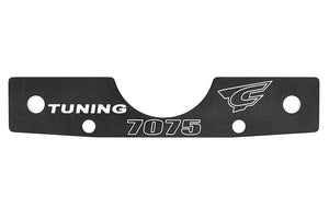 Corally Suspension Arm Mount - RF - Swiss Made 7075 T6 - 3mm - Hard Anodized - Black - Made In Italy