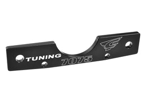 Corally Suspension Arm Mount - RF - Swiss Made 7075 T6 - 3mm - Hard Anodized - Black - Made In Italy