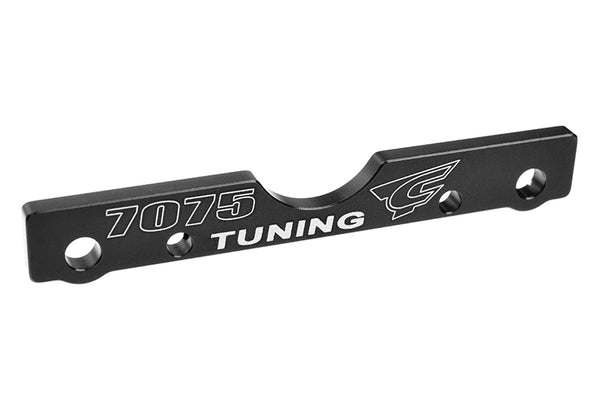 Corally Suspension Arm Mount - FR - Swiss Made 7075 T6 - 3mm - Hard Anodized - Black - Made In Italy