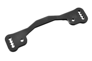 Corally Steering Rack - Swiss Made 7075 T6 - 3mm - Hard Anodized - Black - Made in Italy - 1pc