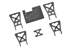 Corally Center Roll Cage Mount, Chassis Tube version, Composite, 1 Set for Kagama