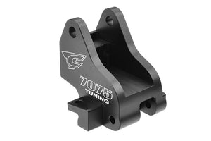 Corally Chassis Brace Holder, Shock Tower Stiffener, Rear, Swiss Made 7075 T6, Black, Made in Italy