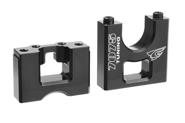 Corally Center Diff Bulkhead, Swiss Made 7075 T6, Black, Made in Italy
