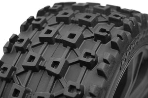 Corally Asuga XLR Off-Road Low Profile Tires Glued on Black 1 pair