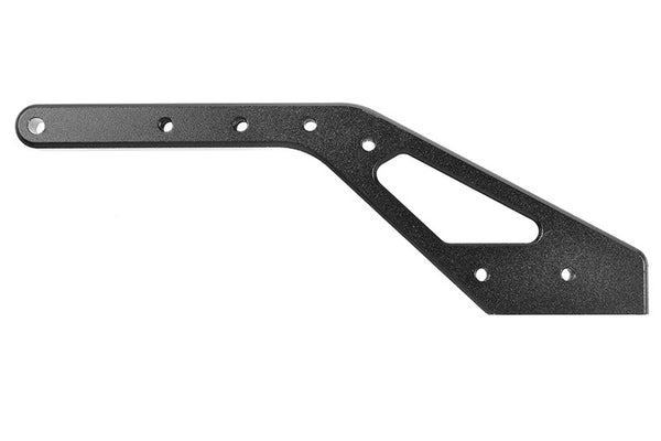 Corally Chassis Brace, Asuga XLR, Rear, Swiss Made 7075 T6, 3mm, Hard Anodized, Black, Made In Italy