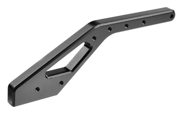 Corally Chassis Brace, Asuga XLR, Rear, Swiss Made 7075 T6, 3mm, Hard Anodized, Black, Made In Italy