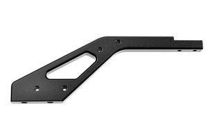 Corally Chassis Brace, Asuga XLR, Front, Swiss Made 7075 T6, 3mm, Hard Anodized, Black, Made In Italy