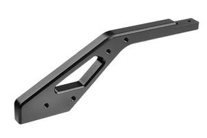 Corally Chassis Brace, Asuga XLR, Front, Swiss Made 7075 T6, 3mm, Hard Anodized, Black, Made In Italy