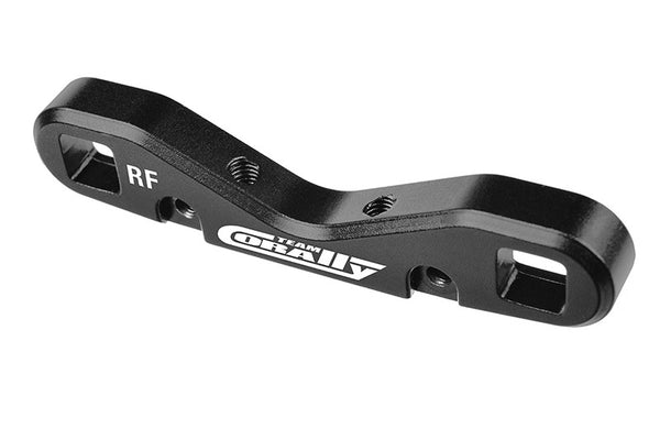Corally Suspension Arm Mount HD, Rear-Front, 8mm, Aluminum, Black, for Kagama