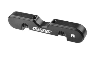 Corally Suspension Arm Mount HD, Front-Rear, 8mm, Aluminum, Black, for Kagama