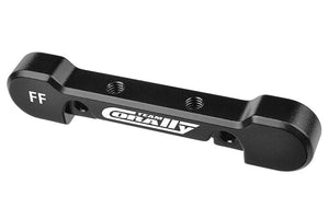 Corally Suspension Arm Mount HD, Front-Front, 8mm, Aluminum, Black, for Kagama