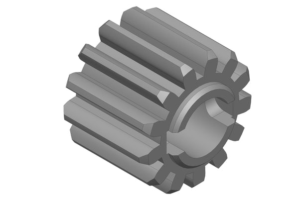 Drive Gear 13 Tooth - Metal: Mammoth, Moxoo, Triton