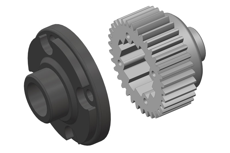 Corally Differential Gear - Metal  w/Composite Differential Gear Cover - 1 Set: Mammoth, Moxoo, Triton