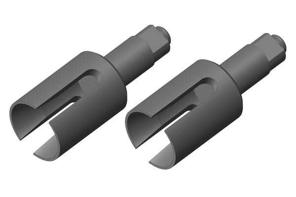 Corally Differential Outdrive Cup - Steel - 2 pcs: Mammoth, Moxoo, Triton