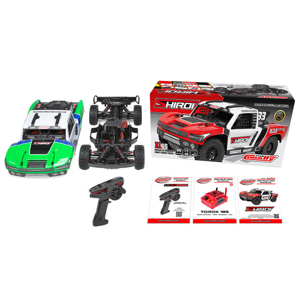 Corally Shiroi XP6 1/8 6S Short Course Truck, RTR Version, Green