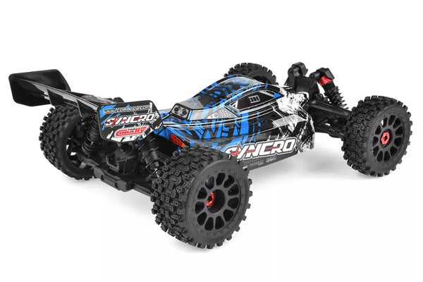 Corally Syncro 2WD 1/8 3-4S Brushless Off Road Buggy, RTR, Blue