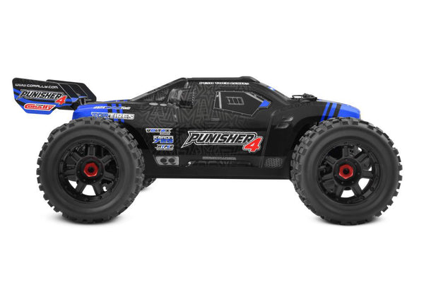 Corally Punisher 4S Monster Truck RTR Version, Blue