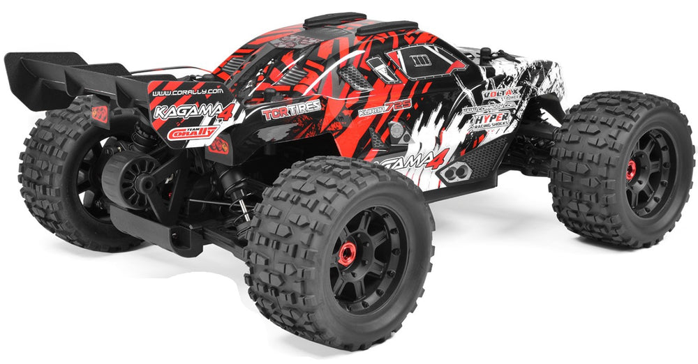 Corally Kagama 4 XL4S Monster Truck, RTR Version, Red