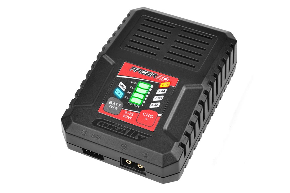 Corally Racer 50 AC Charger, 2-4S LiPo, 50W