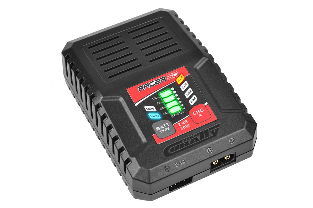 Corally Racer 50 AC Charger, 2-4S LiPo, 50W