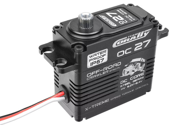 Corally OC-27 HV Digital Servo, 5-8.4V, IP-67, Core DC Motor, Steel Gear, Ball Beared, Full