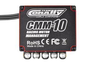 Corally CMM-10 Racing Controller - 2-3S - 220A - BEC 6-7.4V 5A - Sensored-Sensorless - Black - Red Color