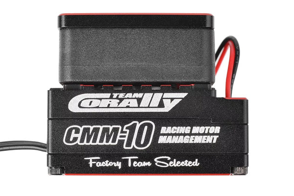 Corally CMM-10 Racing Controller - 2-3S - 220A - BEC 6-7.4V 5A - Sensored-Sensorless - Black - Red Color