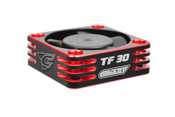 Corally Ultra High Speed Cooling Fan TF-30 w/BEC Connector - 30mm Color Black -Red