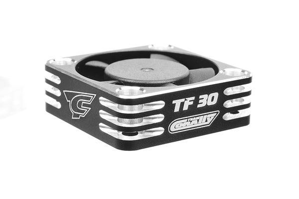 Corally Ultra High Speed Cooling Fan TF-30 w/BEC Connector - 30mm Color Black - Silver