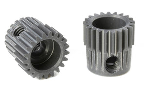 Corally 64 DP Pinion - Short - Hard Anodised AL7075 - 21 Teeth