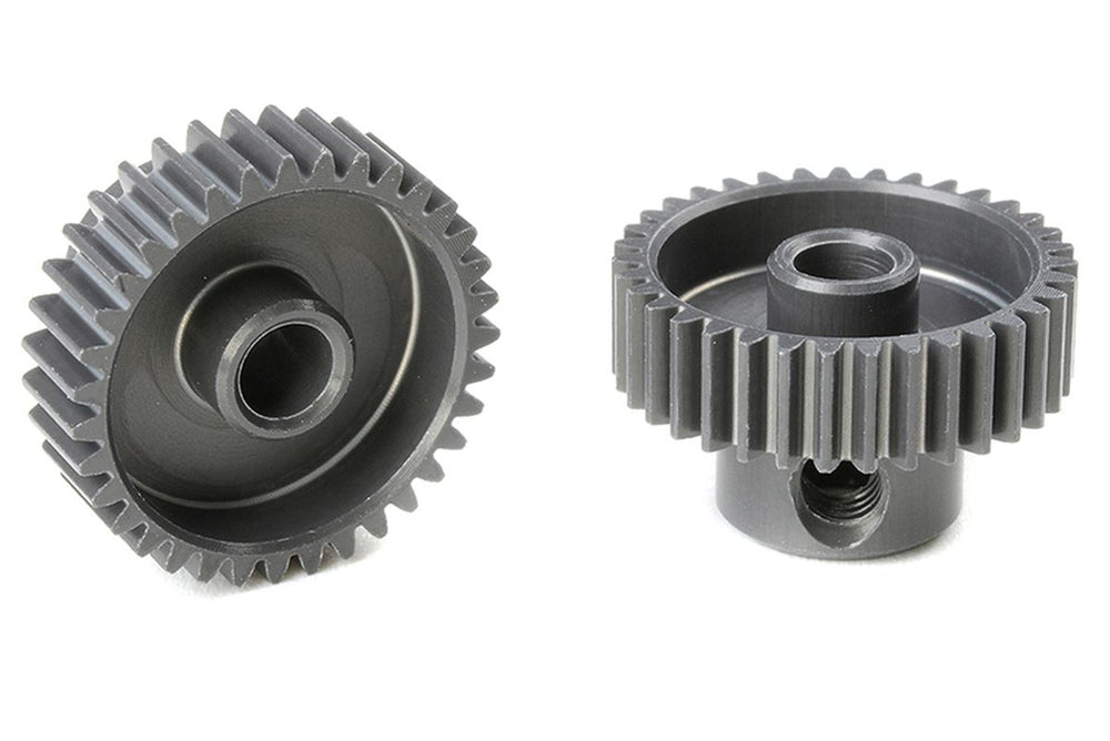 Corally 64 DP Pinion - Short - Hard Anodised AL7075 - 35 Teeth