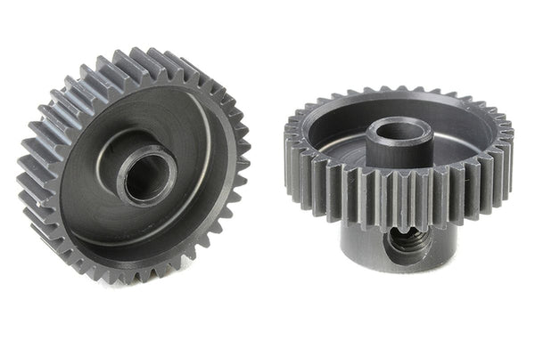 Corally 64 DP Pinion - Short - Hard Anodised AL7075 - 37 Teeth